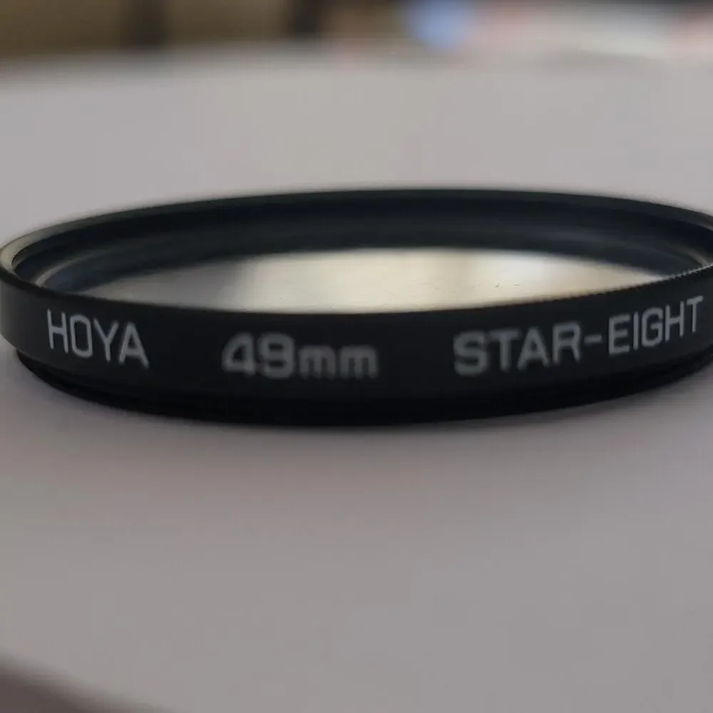 Hoya 49mm STAR-EIGHT Star Effect Camera Lens Filter Black Japan Photo Accessory